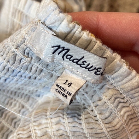 NWT Madewell Plaid Ruffle Maxi Dress - Picture 3 of 4